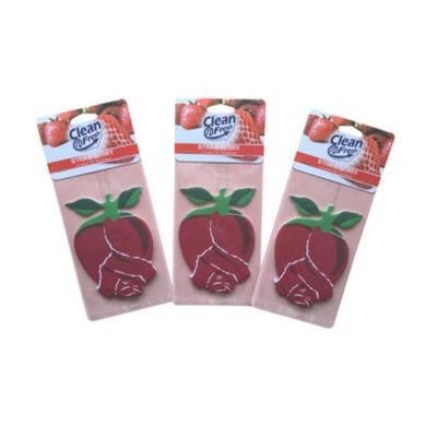 Custom Car Paper Air Freshener with Head Card Custom Paper Car Air Fresheners with Polybag Packing