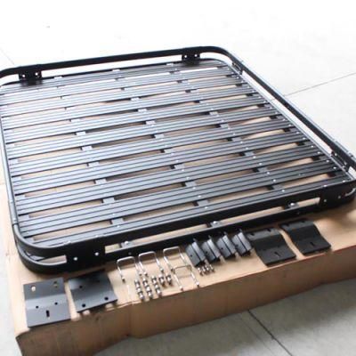 Jeep Wrangler Jk 4 Door Black Luggage Carrier 4X4 Accessory Steel Luggage Roof Rack