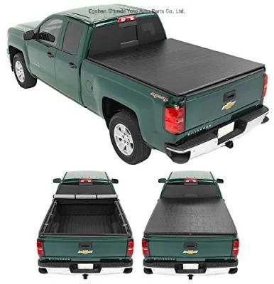 Soft Roll up Tonneau Cover Truck Pickup Bed Cover 04-18 Chevrolet Silverado Gmc 5.8f Truck Bed Covers Hidden Snap Tonneau Cover