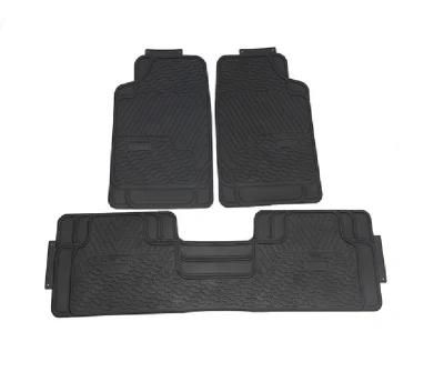 3PC Black Universal Car Van Front &Rear Floor Mats