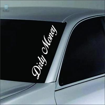 White PVC Truck Window Sticker OEM