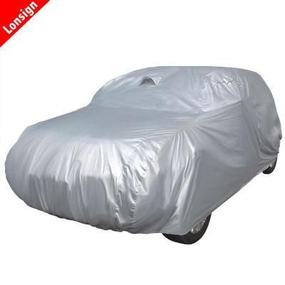 Good Breathable Light Hail Protective Decoration Anti-UV Water-Proof Silver Car Cover