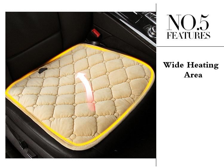 5V Heated Car Cigarette Lighter Interface Car Seat Cushion