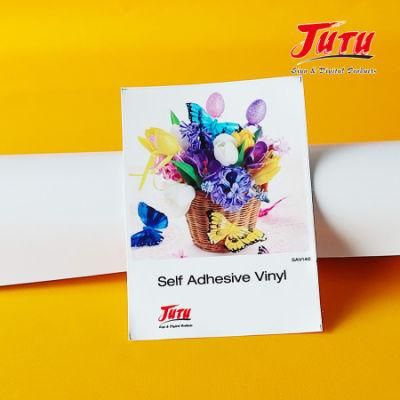 Jutu Professional Self Adhesive Film Digital Printing Vinyl with Excellent Printability