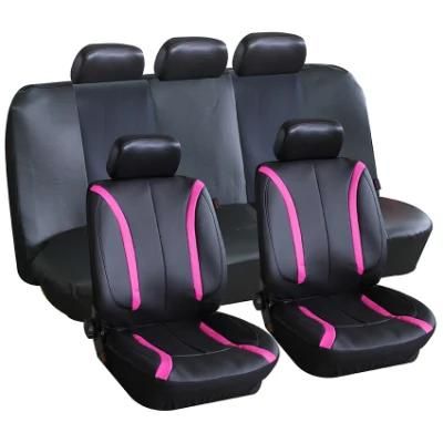 Luxury Car Seat Cover PVC Leather Car Seat Cover Set