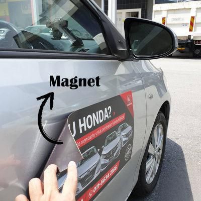 Flexible Super Strong Rubber Magnetic Bumper Sticker for Car