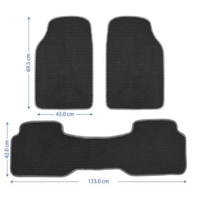 New Style Hot Sale 3PCS Full Sets Auto EVA Car Floor Mats