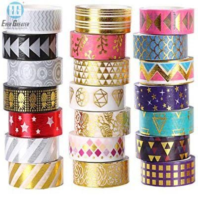 Decoration Colored Printed Paper Masking Adhesive Washi Tape Paper Tape