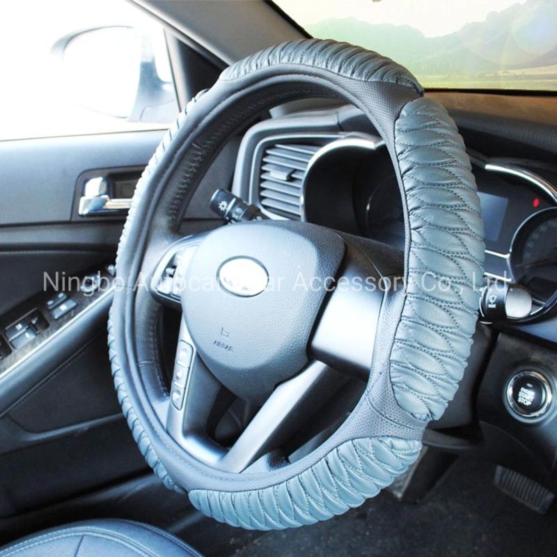 Car Steering Wheel Cover Car Accessories Car Decoration Auto Spare Part Leather Car Steering Wheel Cover