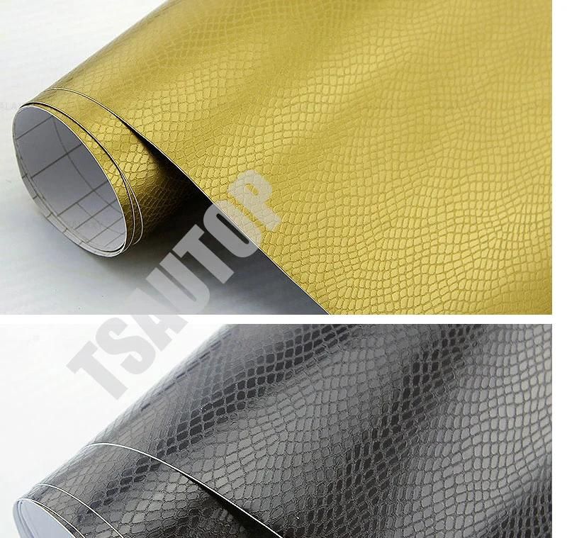 Tsautop 1.52*30m/20m 2016 New Style Imitation Skin Car Wrap Film Car Wrap Vinyl