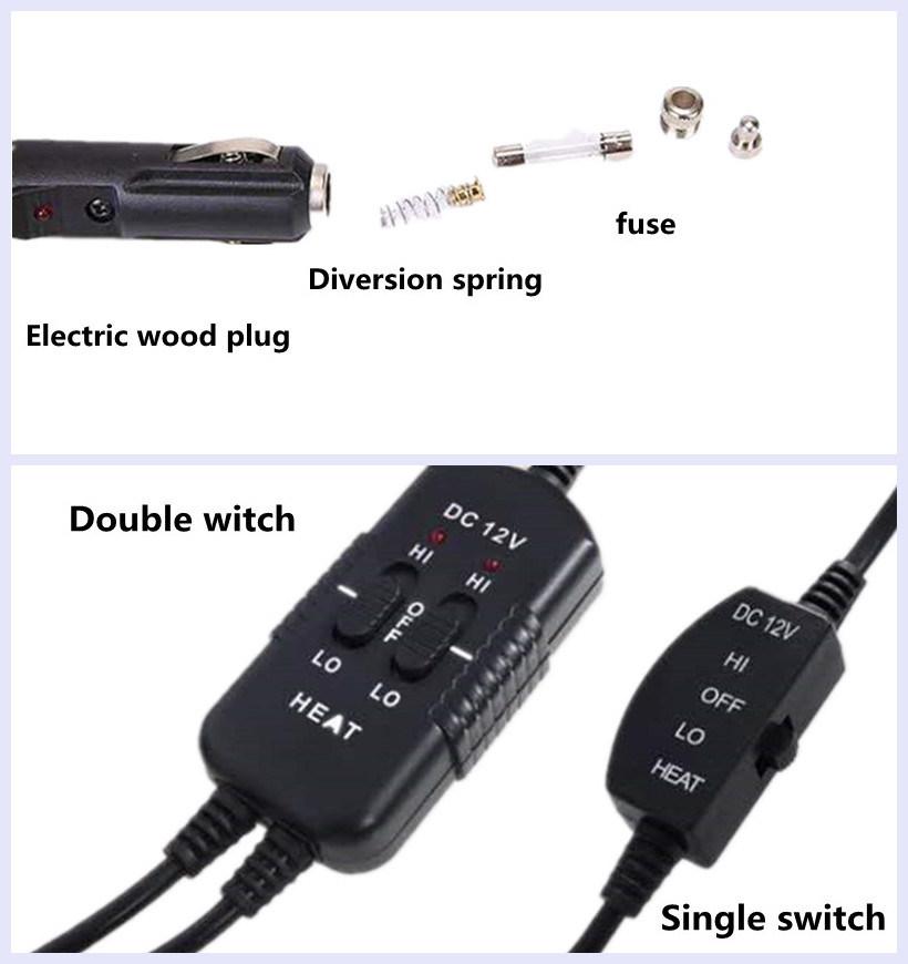 Wholesale 12V Fireproof Cigarette Lighter Universal Auto Heating Cover
