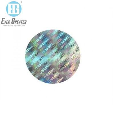 Custom Printing Design Waterproof Original Authentic Adhesive Hologram Sticker