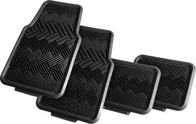Deep Dish Heavy Duty Rubber Floor Mats for Car SUV Truck &amp; Van-All Weather Protection Trim to Fit Most Vehicles