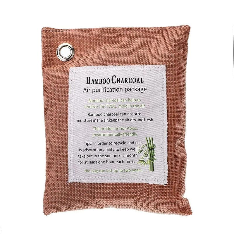Premium Biodegradable Air Purifying Bag Reusable Bamboo Charcoal Bag BPA Free