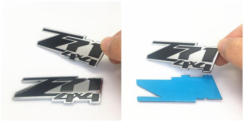 Z71 off for Chevrolet Silverado Chevy Camaro Emblem Fender Badge Decal Sticker Logo Car Accessories Car Parts Decoration ABS Plastic Emblem