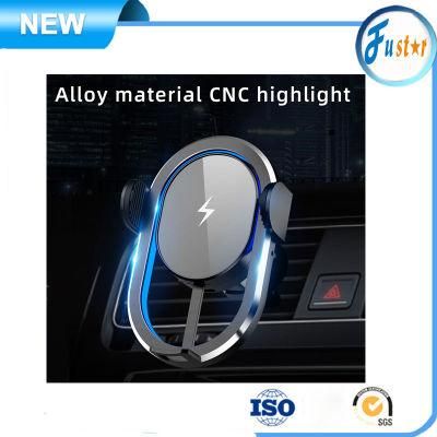 Automatic Fast Wireless Car Charger 15W for iPhone for Android Cell Phone Holder Sensor Fast Car Wireless Charger