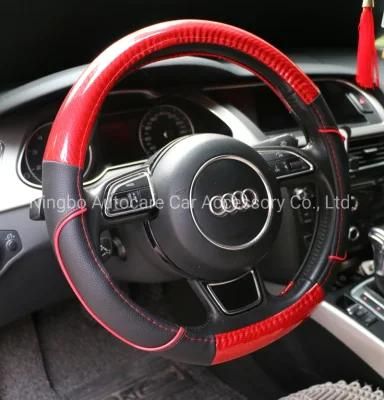 Car Steering Wheel Cover Carbon Fiber Car Steering Wheel Cover