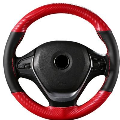 Protective Soft Interior Decoration Genuine Leather Steering Wheel Cover