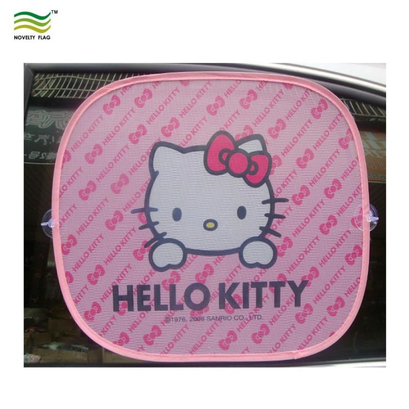 2018 Cartoon Pattern Custom Logo Car Sunshade Cling Sunshade