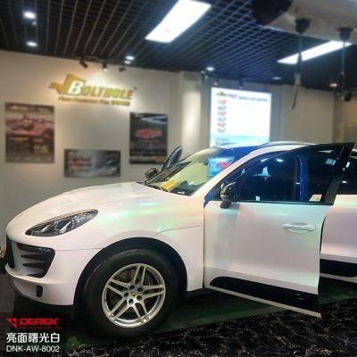 Derek Auto Body Decoration Car Vinyl Gloss Aurora White Vinyl Car Wrap Chameleon Wrapping Film