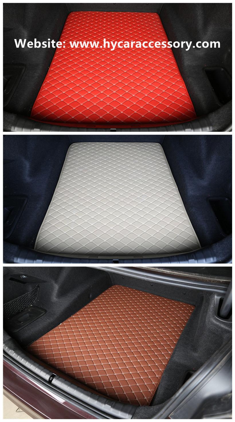 Wholesale Customized Eco-Friendly Wear Special Leather Carpeted Car Trunk Mats