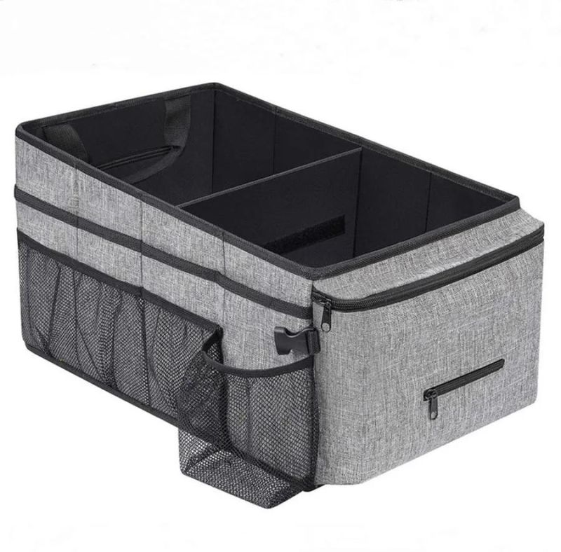 Luxury Heavy Duty Folded Collapsible Large Truck Storage Bag Container Fold up Car Trunk Organizer Box