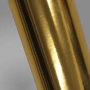 1.52X30m Air Free Bubbles Gold Mirror Chrome Car Vinyl Wrap Film