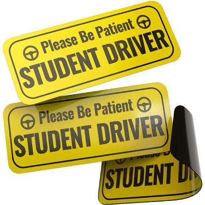 Custom Logo Reflective Student Driver Car Magnet Sign