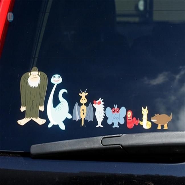 Full Color Waterproof Car Family Sticker Decals