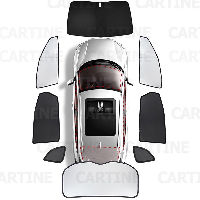 Car Luxury Interior Accessories, Magnetic Car Sunshade for All Cars