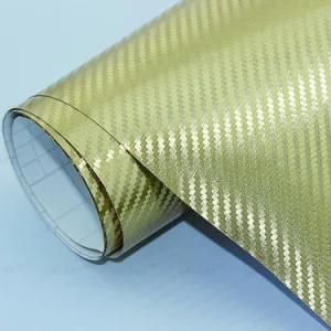 High Quality 1.52X30m Car Vinyl Sticker Covering Film Chrome Carbon Wrapping