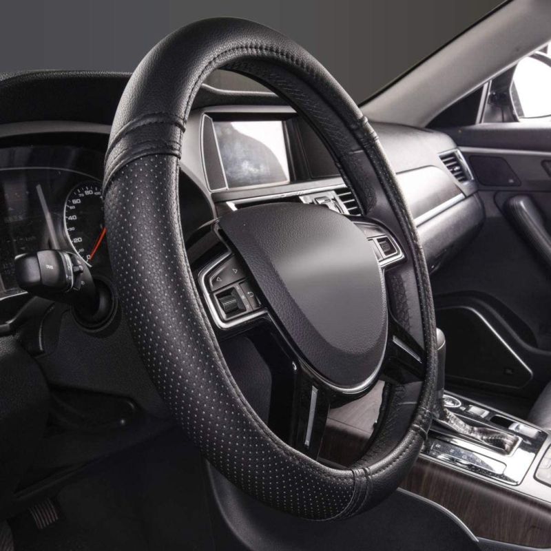 Pass Classic Leather Automotive Universal Steering Wheel Cover