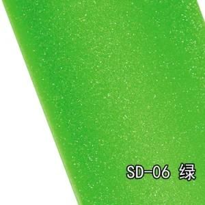 Car PVC Diamond Adhesive Brilliant Diamond Paper Sticker Green Rolls Film
