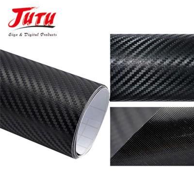 Jutu Widely Used 3D Carbon Fiber Vinyl Car Adhesive Sticker with Long Life Time