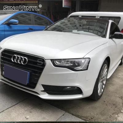 SINOVINYL Removable High Quality Pearlescent White Waterproof Wrapping Vinyl For Car Body