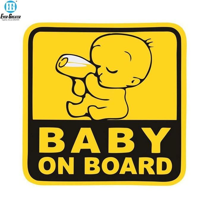 Anime Baby on Board Personalised Sticker