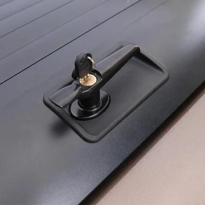 High Quality Tri Fold Hard Tonneau Bed Cover for Toyota Hilux Vigo Revo Tacoma Tundra Hard Folding Tonneau Cover Hard Pickup Truck Bed Covers