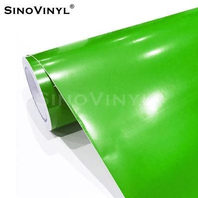 SINOVINYL Advertising Material Colorful Cutting Sticker Decorative Self Adhesive Vinyl Roll