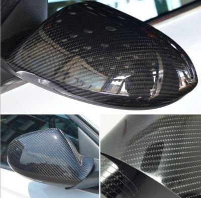 China Manufacturer Film 2D Colors Carbon Fiber Sheet Glossy Foil Color Change Vinyl Gold Silver Car Wrap Vinyl