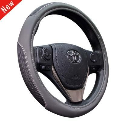 Deluxe Custom New Fashion Best Auto Universal PU PVC Car Steering Wheel Cover 80524