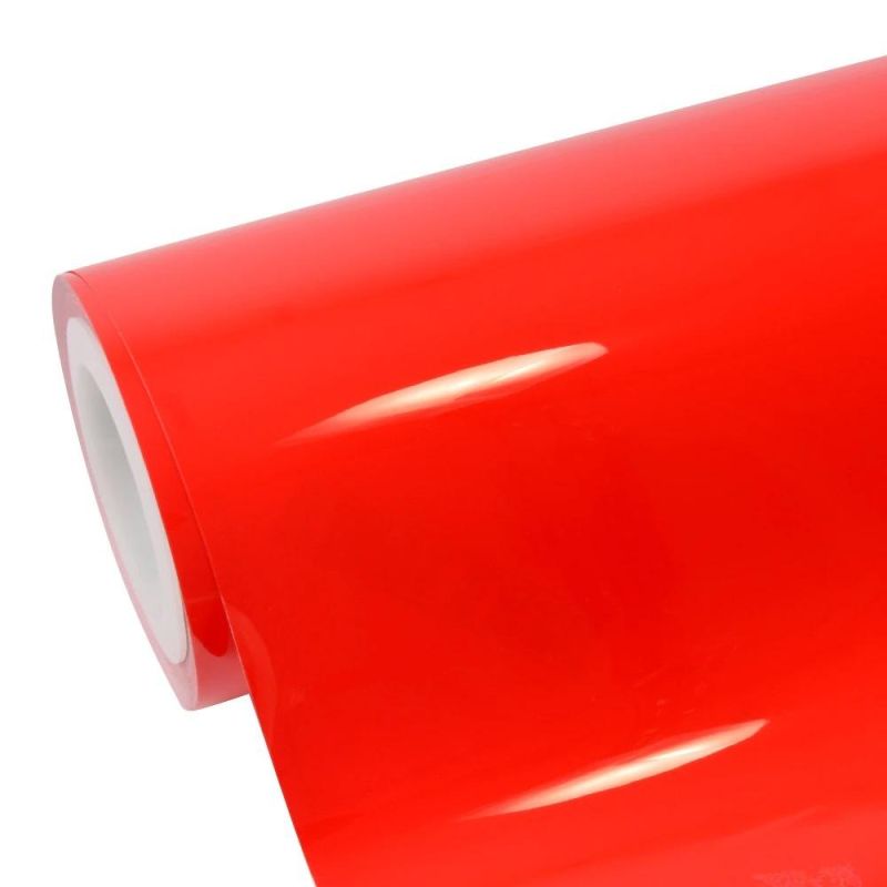Car Wrap Vinyl Crystal Ferrari Red Vinyl Film PVC Decorative Film for Car