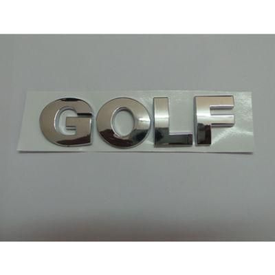 Car Logo Best Chrome Auto Shiny Letter Sticker For GOLF