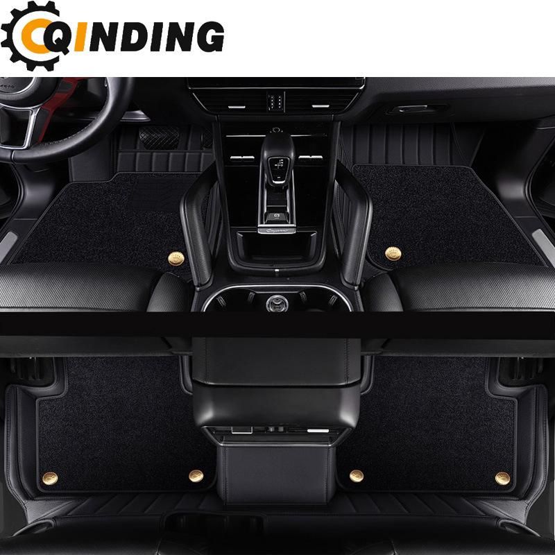 All 78840zn 4-Piece Black Rubber All-Season Trim-to-Fit Floor Mats for Cars, Trucks and Suvs