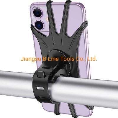 Silicone Bicycle Handlebar Phone Holder Universal Bike Cell Phone Clamp Holder